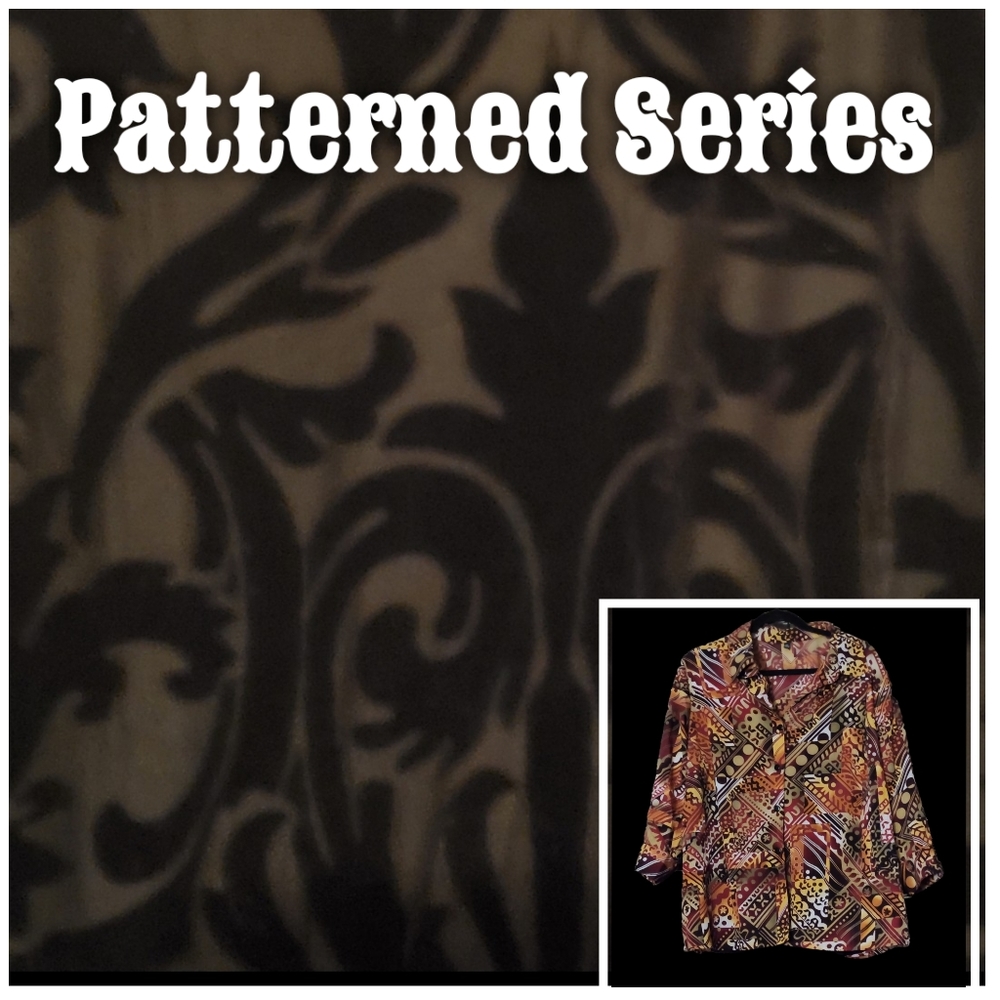 Patterned Series: Bohemian Print Designed Button Up Shirt